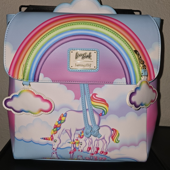 Lisa Frank Handbags - Lisa Frank Pastel Rainbow Unicorn Backpack